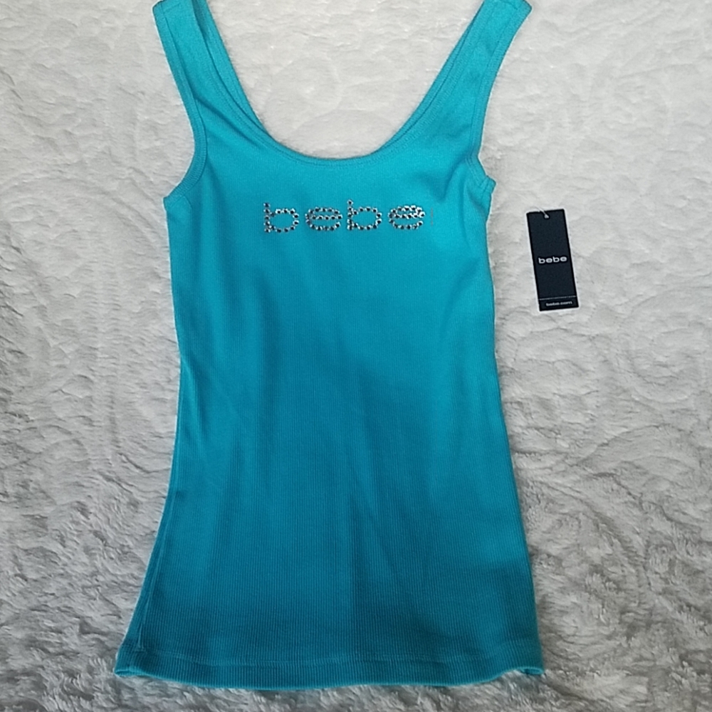 Bebe logo tank top